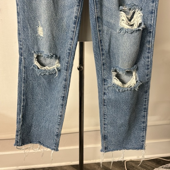PacSun EUC Ripped Frayed Straight Jeans - Picture 6 of 14
